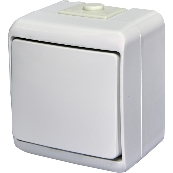 Вимикач 1-клавішний Eti Hermetics VHE-1 IP54 білий (4668000)
