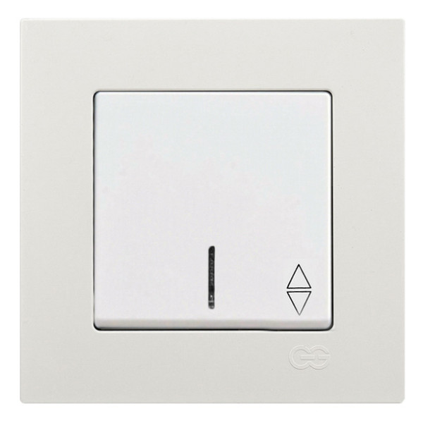 Перемикач прохідний з підсвічуванням Gunsan Eqona