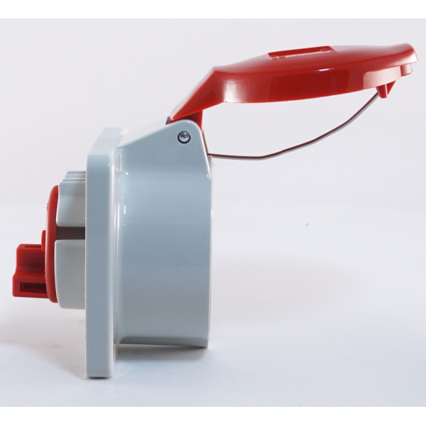 Прямий силовий роз'єм WALTHER WL410 (3P+N+E) 16А 380V IP44 - фото №1