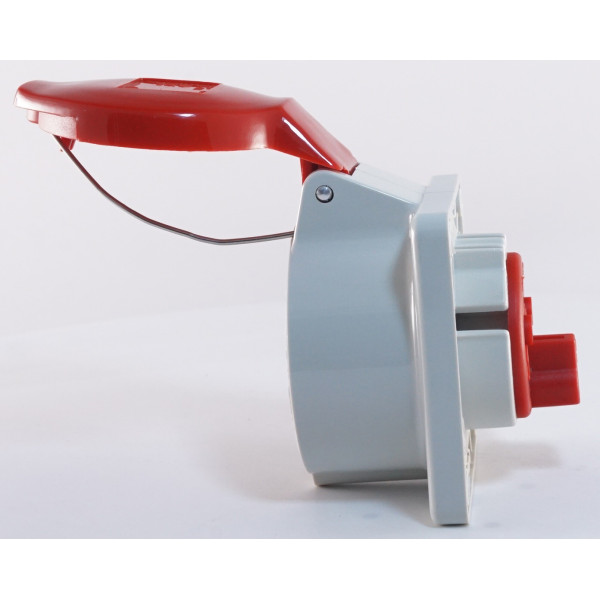 Прямий силовий роз'єм WALTHER WL410 (3P+N+E) 16А 380V IP44 - фото №3