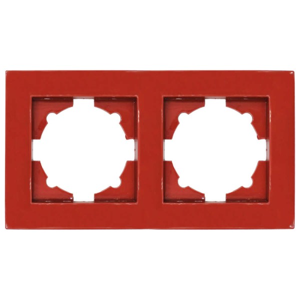 Рамка ELBI VEGA Colorline бордовая 2-на (510-012210-226)