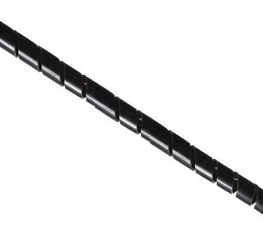 Монтажна спіраль E.Next e.spiral.stand.19.black 15-100мм 10м чорна (s2038016)