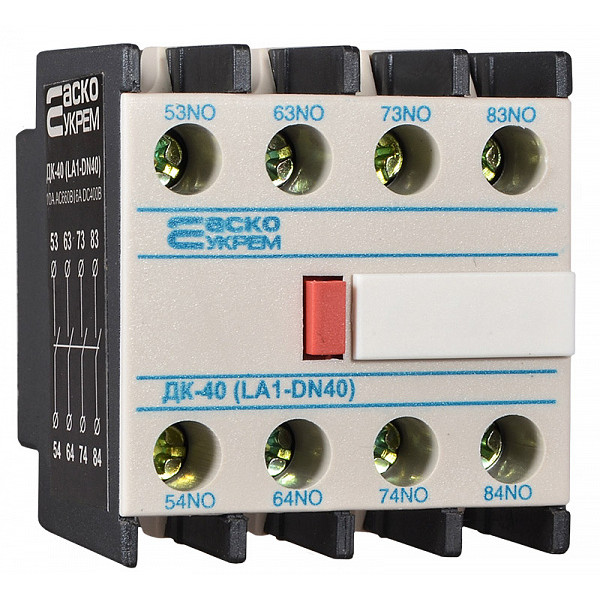Додатковий контакт Аско-Укрем ДК-40 LA1-D31 (A0040050014) - фото №1