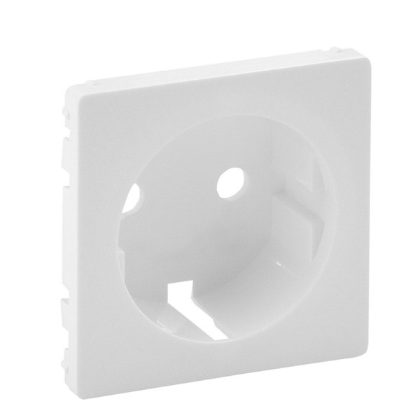 Панель розетки с з/к и шторками Legrand Valena Life белая