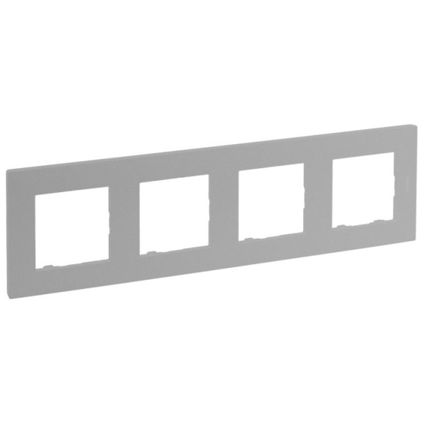 Рамка 4-постовая Legrand Niloe Step сталь (863494)