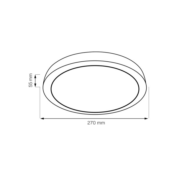 Люстра Goldlux 331908 Janusz LED 1x12W 4000K 1400Lm IP44 бежева - фото №4
