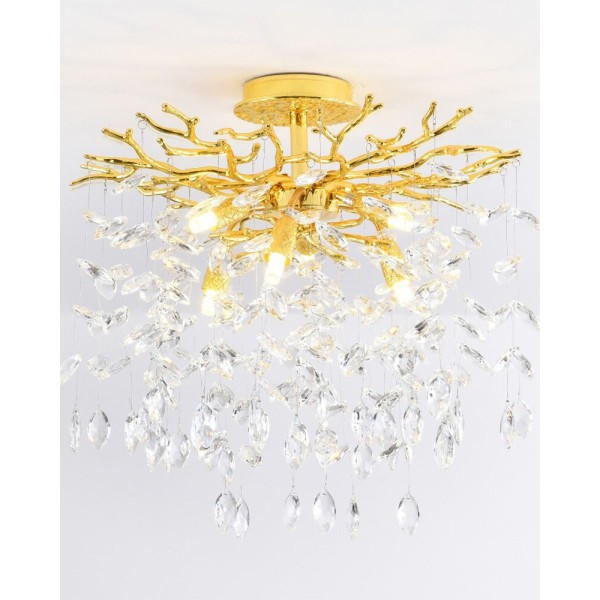 Люстра Zuma Line 5905316667228 Cindy G9 6x3.5W IP20 золотая - фото №1