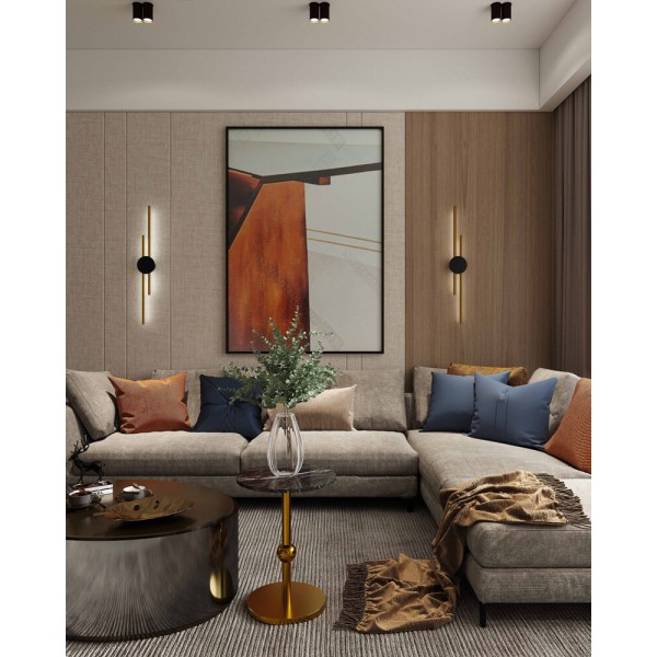 Бра, настінний світильник Pikart 34730-11 LINE 3 LED 2x10W 3000K IP20 - фото №2