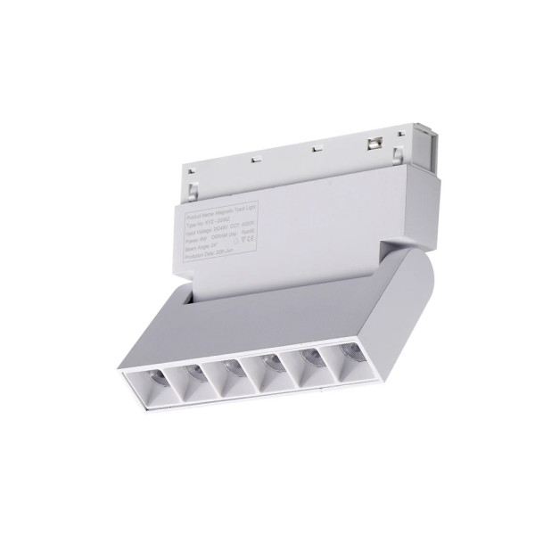 Магнитный трековый светильник Oledim 7771229 OL110 6W 3000k Белый