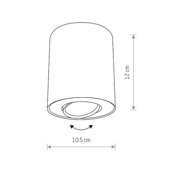 Точечный светильник Nowodvorski 8900 Set GU10 1x10W IP20 Черный - фото №1
