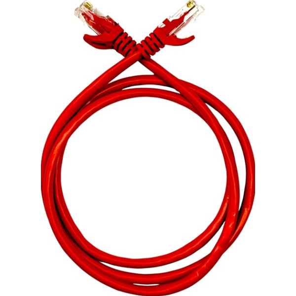 Патч-корд GEAR cat.5e UTP CCA 24AWG 1м красный (GPC-UTPCCARJ45-1R)