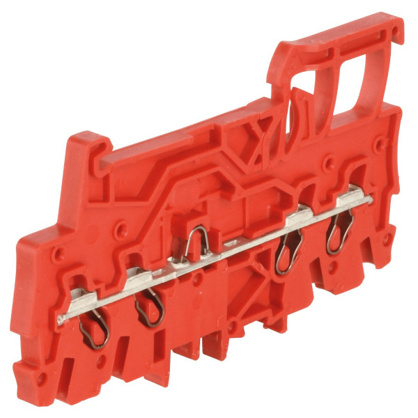 Чотирипровідна прохідна клема Wago 2000-1403 Topjob S (червона)