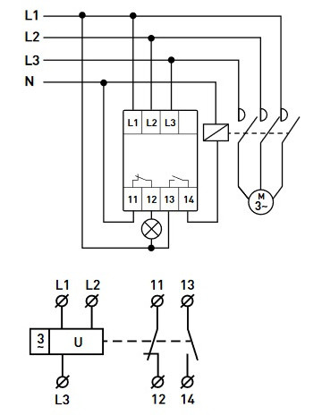 Реле контролю фаз E.Next e.control.v06 - фото №5