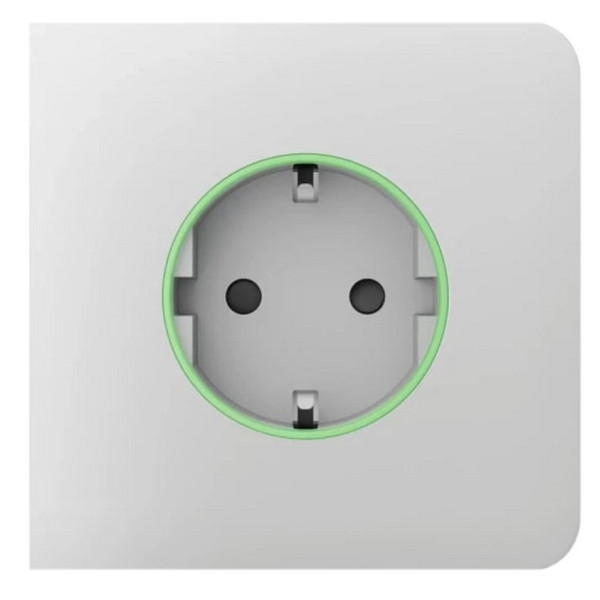 Центральная панель умной розетки Ajax 72574.163.WH SideCover Smart для OutletCore белая 38776)