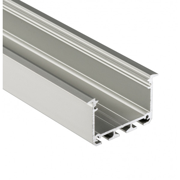 Профіль для світлодіодної стрічки Lumines INSO срібло