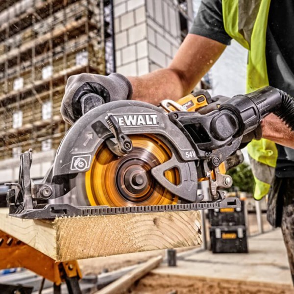 Акумуляторна дискова пилка DeWALT DCS577N 54В - фото №4