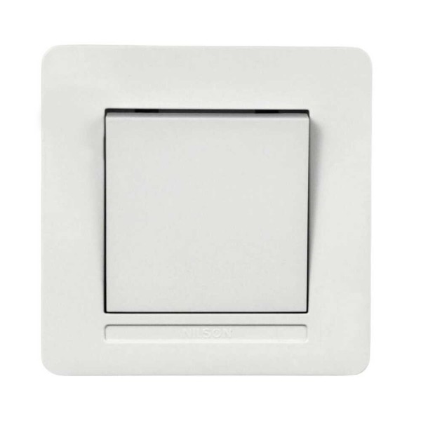 Вимикач Nilson Selene білий 1кл ( 23111001 )