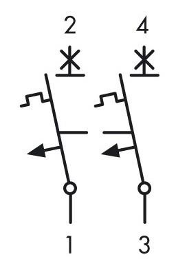 Автоматический выключатель Schrack BM017216ME 10кА 16А 2P х-ка C ME - фото №5