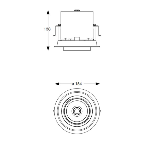 Точечный светильник Ideal Lux 248172 Nova LED 1x30W 3000K 3000Lm IP20 белый - фото №3