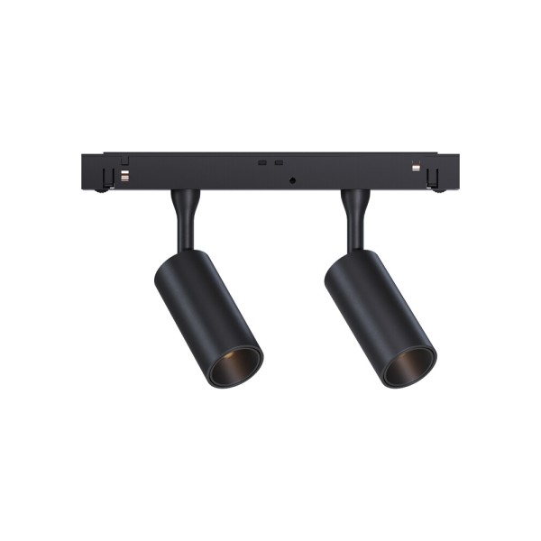 Магнитный трековый светильник Kloodi KDMG-SPOT30 2x3W 4K BK LED 480Lm IP20 черный