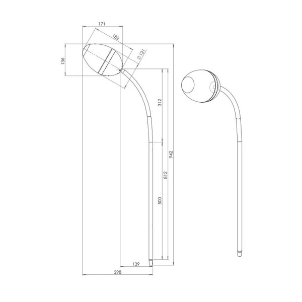 Бра, настенный светильник Pikart 35110-4 Burgeon E14 1x60W IP20 черный - фото №3