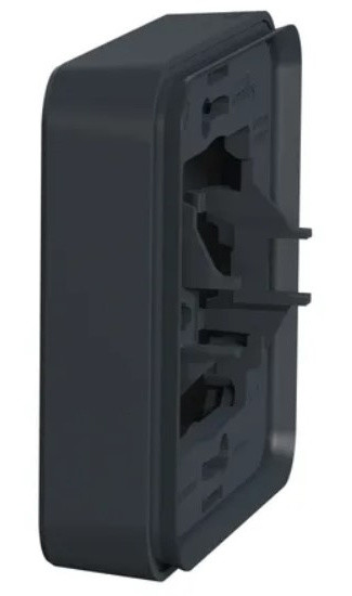 Одноместная рамка Schneider Electric MUR34107 IP55 (черный) - фото №2