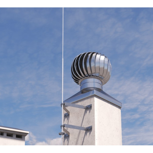 Тримач блискавкоприймача Leo Lightman L250 Ø16 Ni (415023) - фото №3