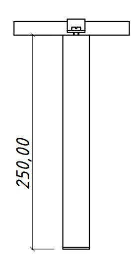 Тримач блискавкоприймача Leo Lightman L250 Ø16 Ni (415023) - фото №7
