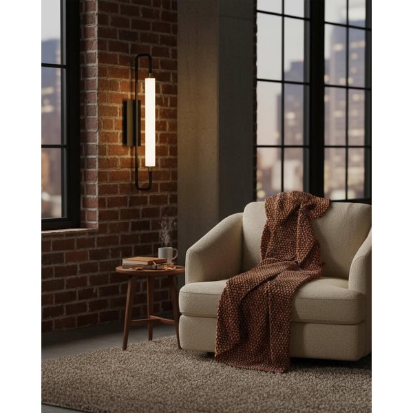 Бра, настінний світильник Goldlux 333995 Felicja LED 1x14W 4000K 2200Lm IP20 чорний - фото №1