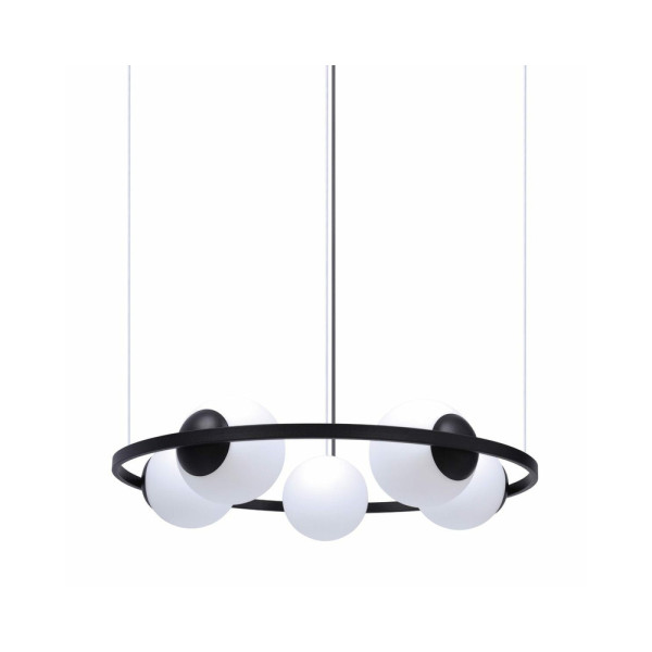 Люстра Zuma Line 5011 Orbit E27 5x40W IP20 Чорна - фото №1