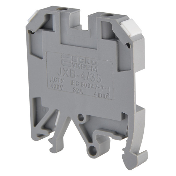 Клеммник Аско-Укрем JXB 4/35 серый (A0130010002) - фото №3