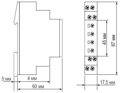 8А 12-240В AC/DC, Schrack импульсное реле на 1 контакт - фото №2