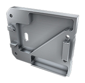 Заглушка Lumines для типа UNICO с отверстием правая серебро