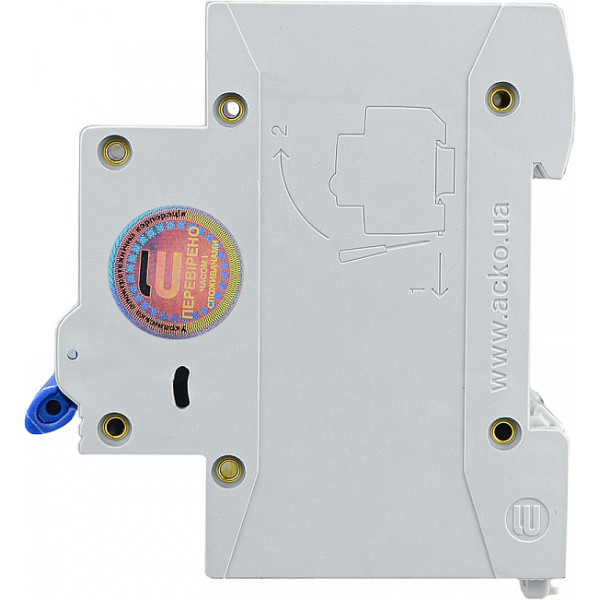 Модульный автоматический выключатель Аско-Укрем ВА-2017/C 3р 50А (A0010170026) - фото №3