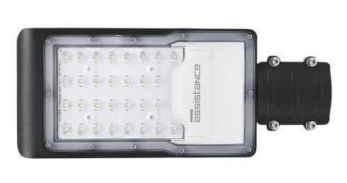 Светодиодный консольный светильник Maxus assistance Street Basic 30Вт 850 GR (MAST-BSC-030-GR) - фото №1