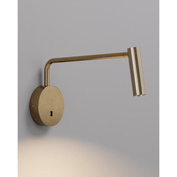 Бра, настенный светильник Kloodi WA-RIDIK 250 3K GD LED 1x3W 130Lm IP20 золотой - фото №1