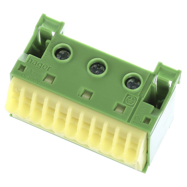 Блок Hager KN14E PE-клемма 3x16мм2+11x4мм2 - фото №4