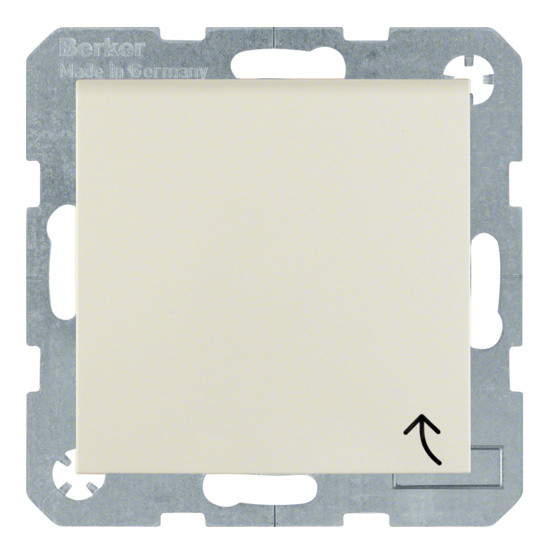 Розетка с крышкой белая, 16А/250В Berker S.1