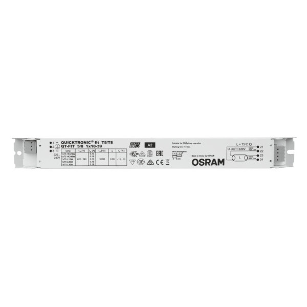 ЭПРА Osram QT-FIT 5/8 1х18-39/220-240 VS20 (4008321873927) - фото №1