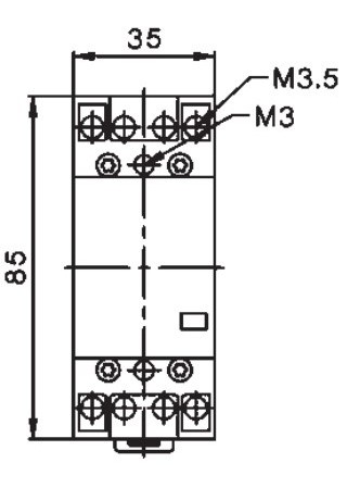 Модульный контактор ETI 002463482 R 63-20 230V - фото №1