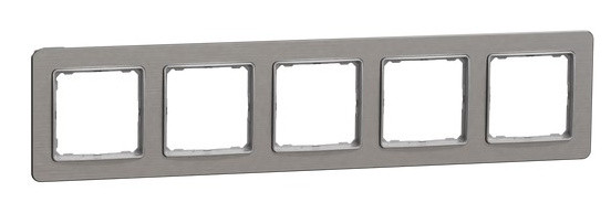Рамка пятиместная Schneider Electric Sedna Elements Sedna Elements матовый алюминий SDD370805