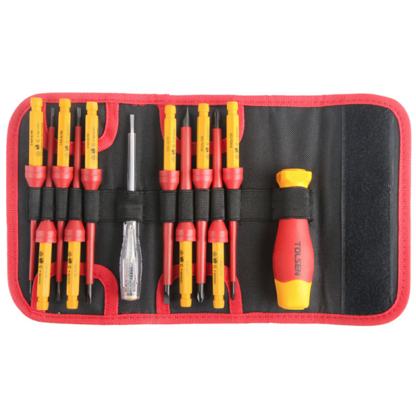Набір змінних діелектричних викруток Tolsen (V33212) VDE (12шт) Premium