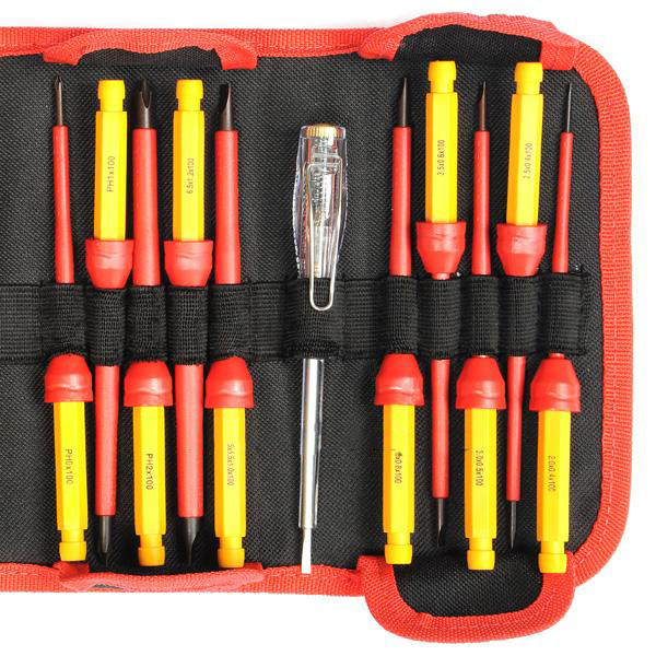 Набір змінних діелектричних викруток Tolsen (V33212) VDE (12шт) Premium - фото №2