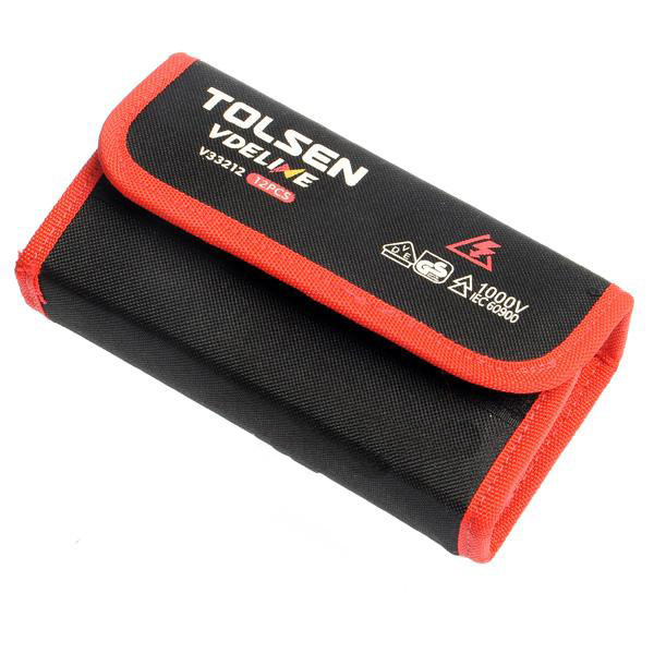 Набір змінних діелектричних викруток Tolsen (V33212) VDE (12шт) Premium - фото №6
