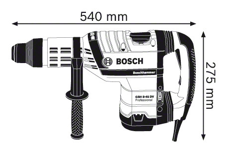 Перфоратор Bosch GBH 8-45 DV Professional - фото №1