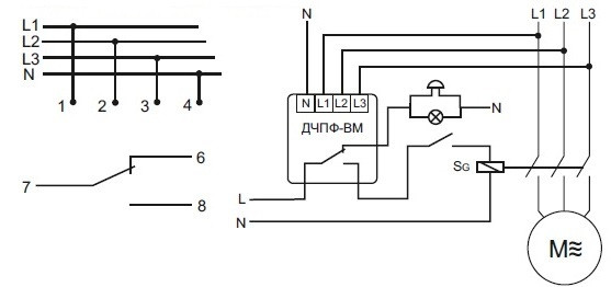 Реле контролю чергування та обриву фаз F&F CКF-BM - фото №1