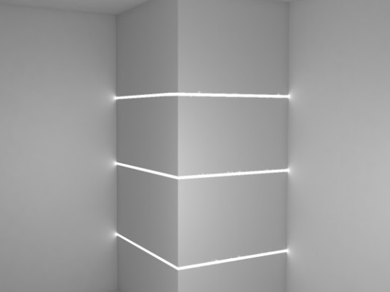 LED-профиль MLG под шпаклевку LD9820 с рассеивателем, 2 метра - фото №9