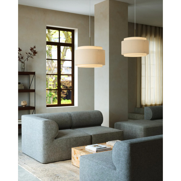 Подвесной светильник, люстра Nordlux 2320403018 Takai E27 1x25W IP20 бежевый - фото №2