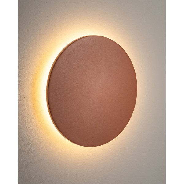 Светильник настенный уличный Nowodvorski 11567 Aria LED M 1x9W 3000K 540Lm IP54 кирпичный - фото №1