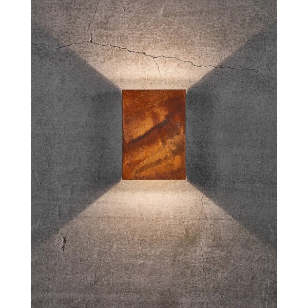 Вуличний світильник Nordlux 2019051038 Fold LED 1x10.4W 3000K 225Lm IP54 іржа - фото №1